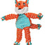 KONG Floppy Knots Fox Dog Toy Multi-Color SM/MD