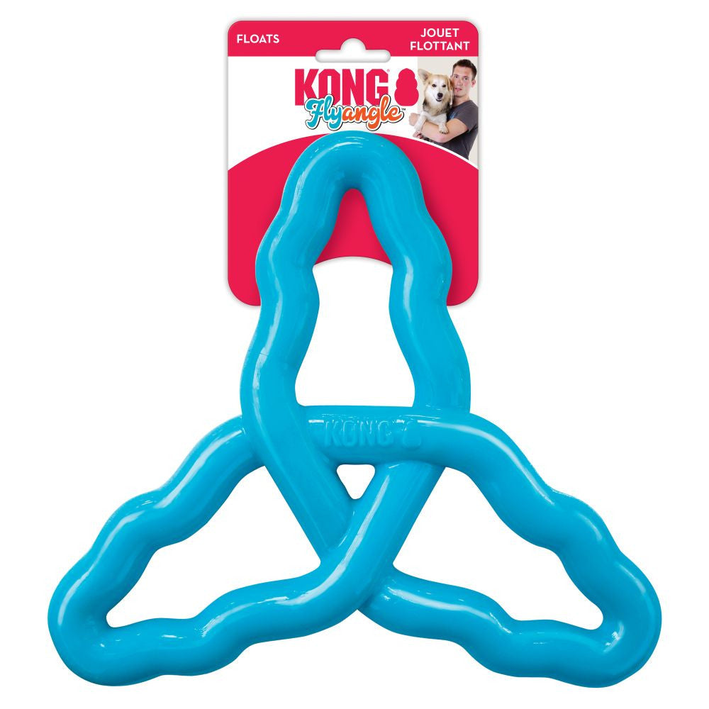 KONG Flyangle Assorted Floating Dog Toy Assorted LG