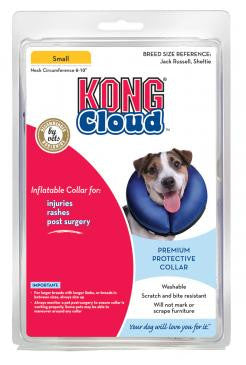 KONG Inflatable E - Collar Blue SM - Dog