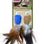 KONG Natural Crinkle Fish Catnip Toy Assorted One Size 2 Pack - Cat