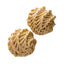 KONG Natural Straw Ball Catnip Toy Beige One Size 2 Pack - Cat