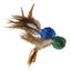 KONG Naturals Crinkle Ball With Feathers {L + 1x} 292472 - Dog