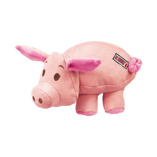 KONG Phatz Dog Toy Pig Pink MD