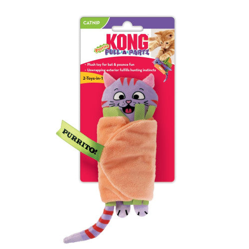 KONG Pull - A - Partz Purrito Cat Toy
