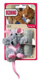 KONG Refillable Feather Rat Catnip Cat Toy Grey One Size
