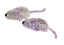 KONG Refillables Catnip Purple and Frosty Mice Cat Toy Grey One Size 2 Pack