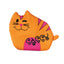 KONG Refillables Purrsonality Sassy Catnip Cat Toy Orange One Size