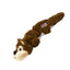 KONG Scrunch Knots Squirrel Dog Toy Brown SM/MD