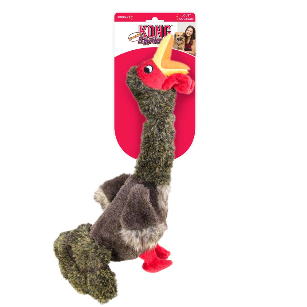 KONG Shakers Honkers Turkey Dog Toy Multi-Color LG