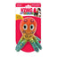 KONG Shieldz Tropics Dog Toy Octopus Orange/Yellow/Blue MD