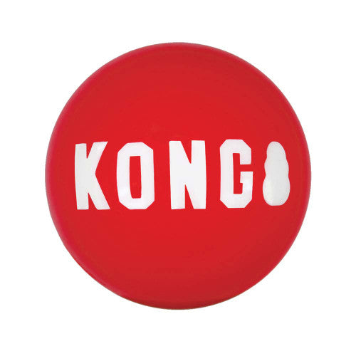 KONG Signature Ball Dog Toy Red LG