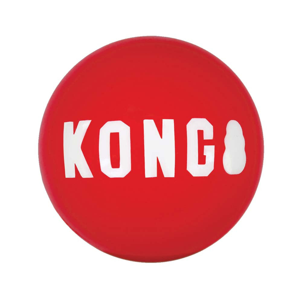 KONG Signature Ball Dog Toy Red MD