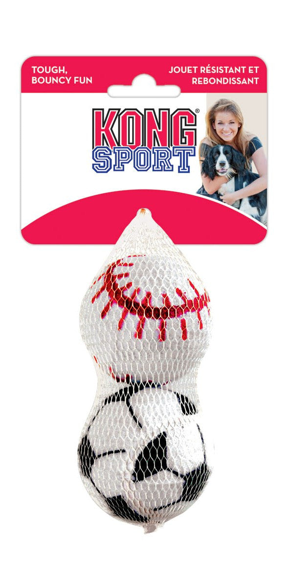 KONG Sport Balls Dog Toy Assorted 2pk LG