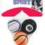 KONG Sport Balls Dog Toy Assorted 3pk SM