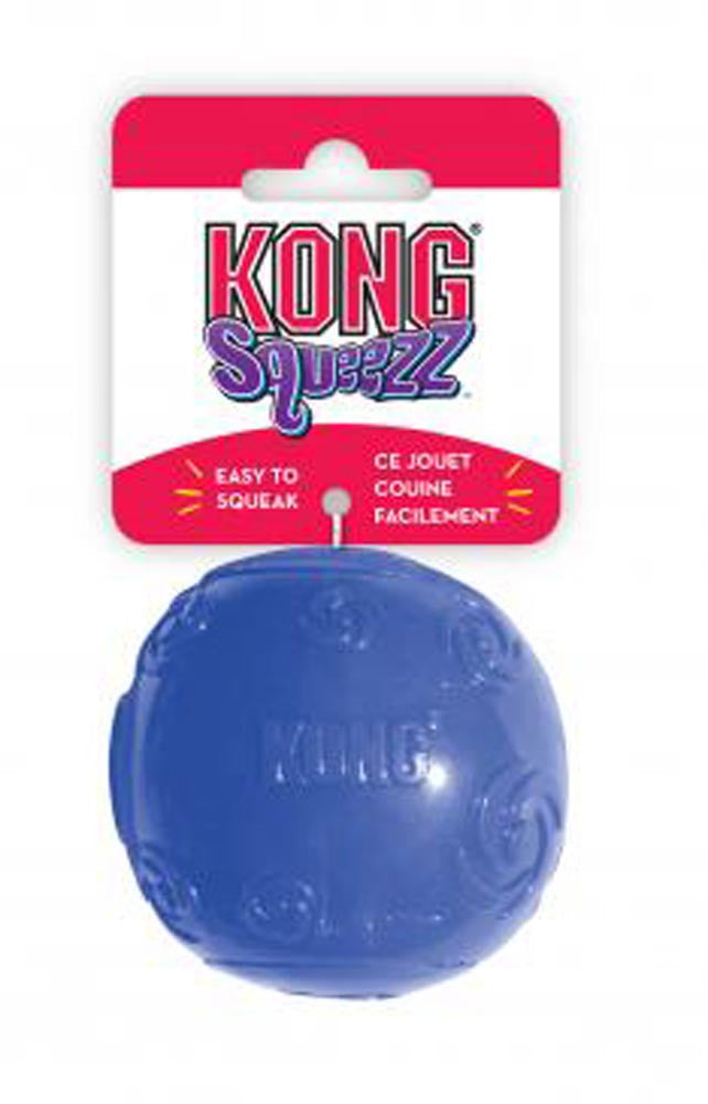 KONG Squeezz Ball Dog Toy Color Assorted LG