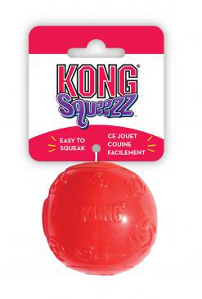KONG Squeezz Ball Dog Toy Color Assorted MD (D)