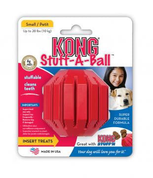 KONG Stuff - A - Ball Dog Toy Red SM 2.5in