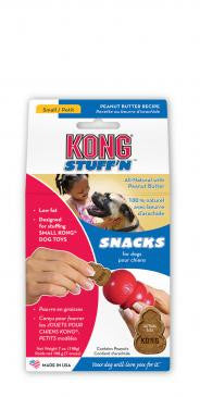 KONG Stuff'N Snacks Dog Treats Peanut Butter SM 8oz