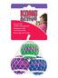 KONG Tennis Ball with Bells Cat Toy Multi - Color One Size