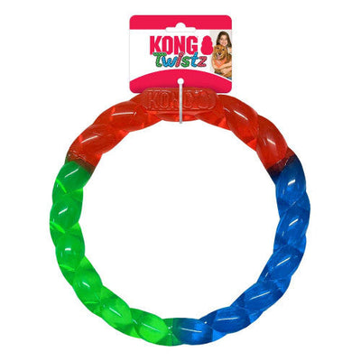 KONG Twistz Ring Dog Toy Multi - Color SM
