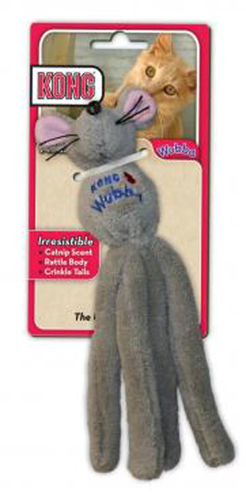 KONG Wubba Mouse Catnip Toy Assorted One Size
