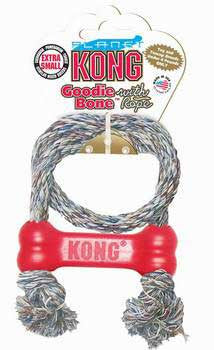 KONG X Small Puppy Goodie Bone With Rope {L + 1x} 292081 - Dog