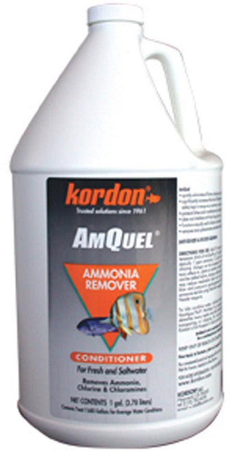 Kordon AmQuel Instant Water Detoxifier & Ammonia Controller 1 gal - Aquarium