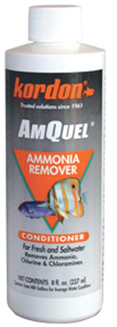 Kordon AmQuel Instant Water Detoxifier & Ammonia Controller 8 fl. oz - Aquarium