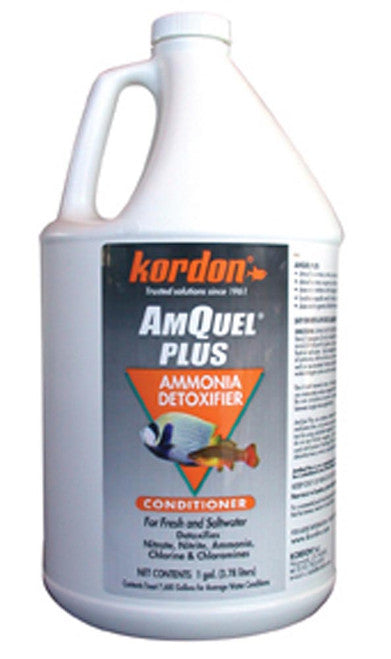 Kordon AmQuel Plus Ammonia Remover Conditioner 1 gal - Aquarium