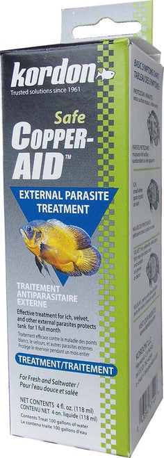 Kordon Copper Aid External Parasite Treatment 4 fl. oz - Aquarium