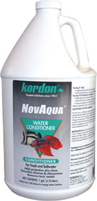 Kordon NovAqua Instant Water Conditioner & Dechlorinator 1 gal - Aquarium