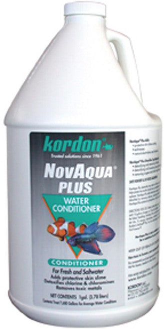 Kordon NovAqua Plus Water Conditioner & Dechlorinator 1 gal - Aquarium