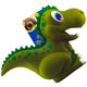 Petsport USA NaturFlex Dinosaur Latex Dog Toy T-Rex 9 in, Large 713080180257