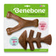 Benebone Fishbone & Wishbone Dog Chew Toy Bacon Medium|2 pk 810054210313