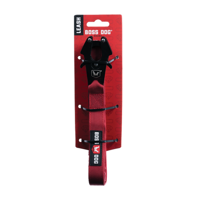Boss Dog Tactical Dog Leash Red 6 ft 850010391489