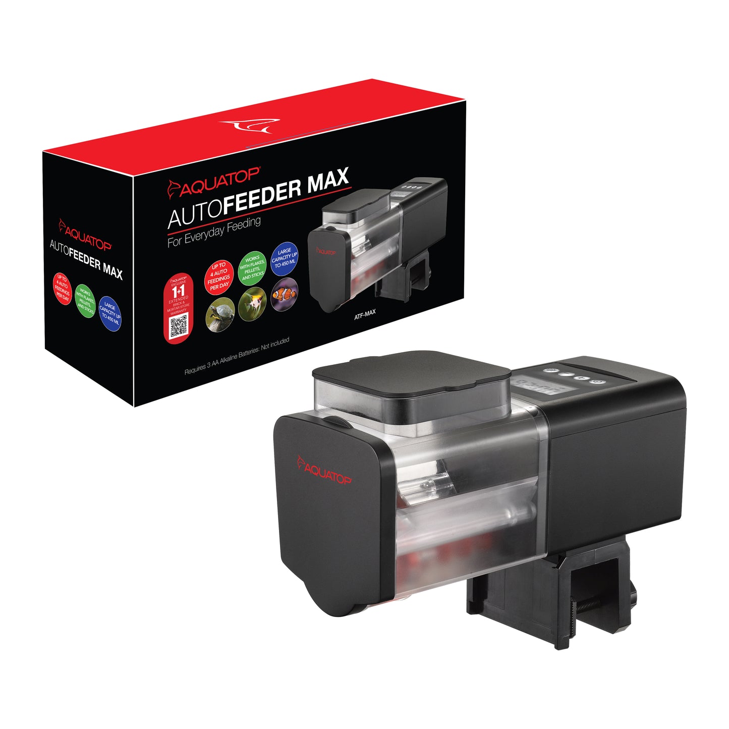 Aquatop Programmable Automatic Everyday Fish Feeder 810146750642