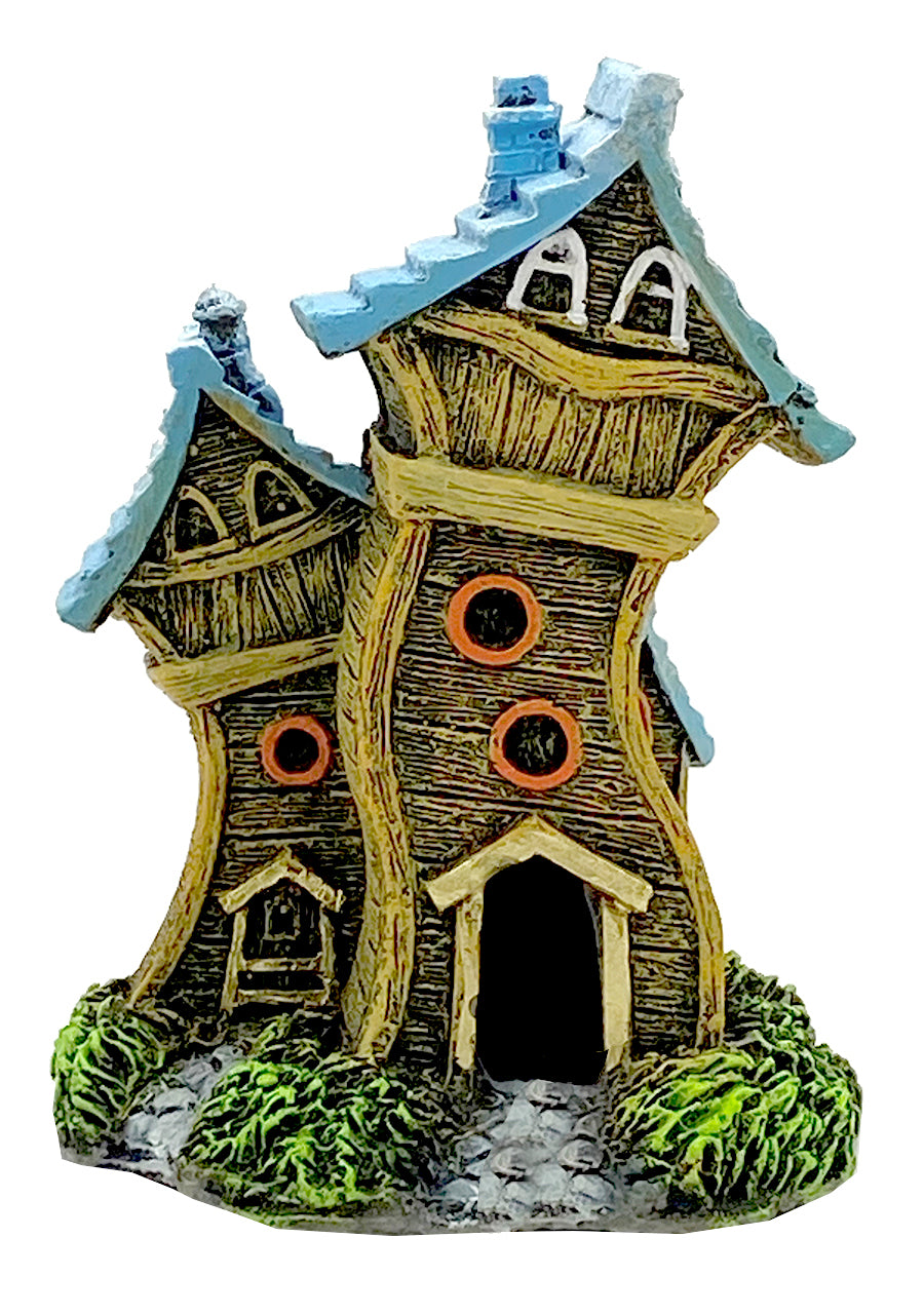 Blue Ribbon Pet Products Fun House Village Ornament Blue Roof Small 030157020729