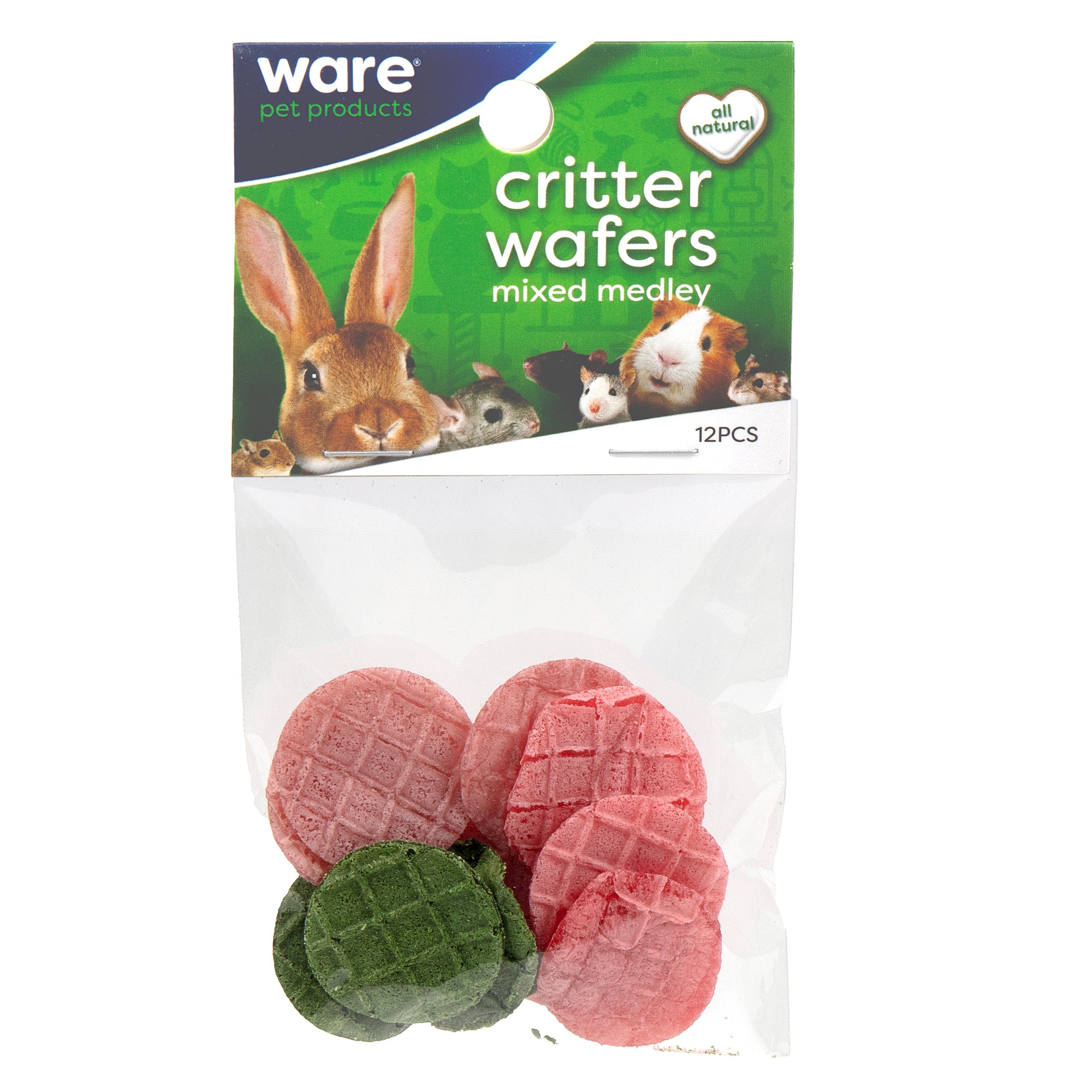 Ware Pet Products Critter Wafer Mixed Medley Small Animal Chew Treat 791611131251