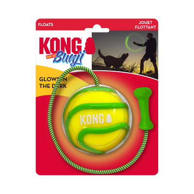 KONG Bunji High-Viz Ball Dog Toy Assorted Color Large 035585529226