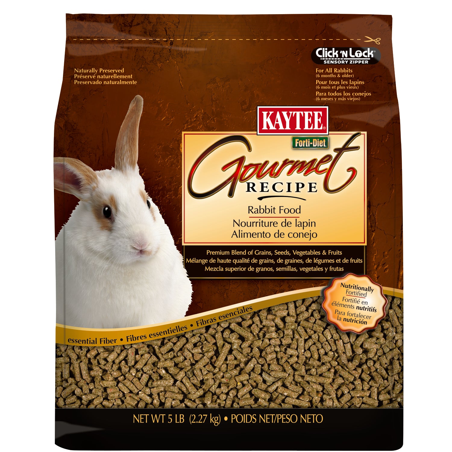Forti-Diet Kaytee Gourmet Rabbit Food 5 lb 071859000206