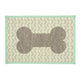 Loving Pets Bella Fashion Mats Geometric Bone Aqua 842982075672