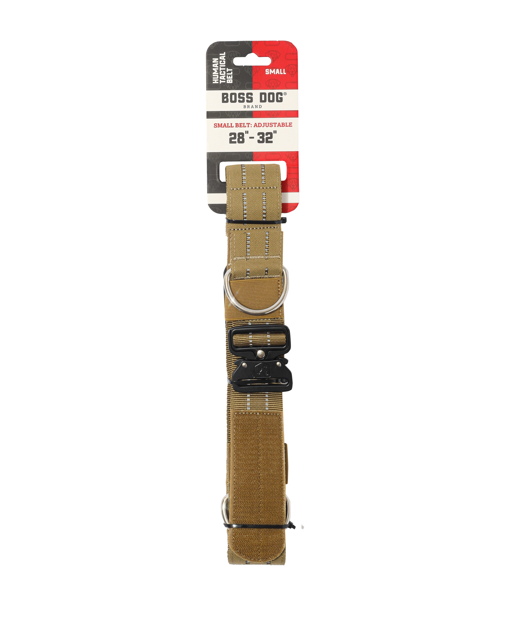 Boss Dog Human Boss Tactical Utility "Dog Walker" Belt Tan Small(28-32In Waist) 850065051161