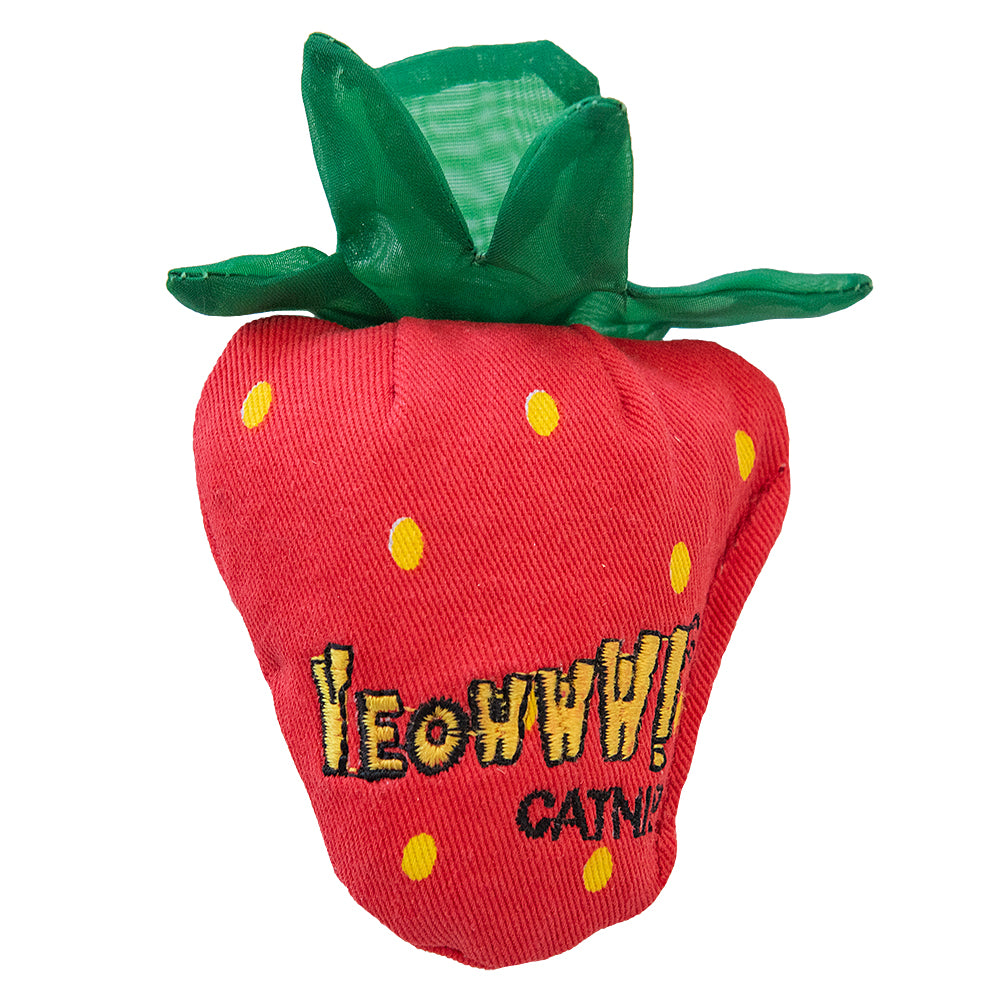 Yeowww! Strawberry Catnip Cat Toy Original Single 812402001314