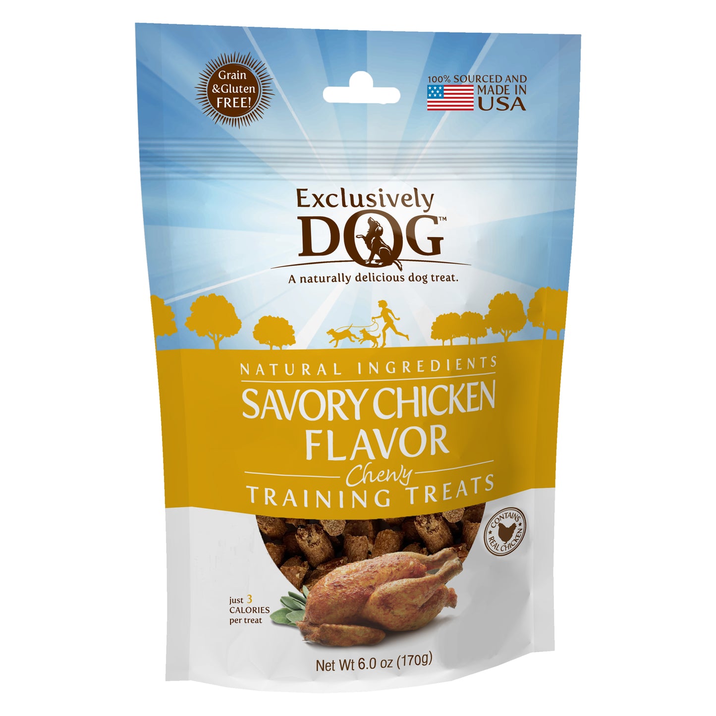 Exclusively Pet Training Treats Savory Chicken Flavor Chicken 7 oz 767451511003