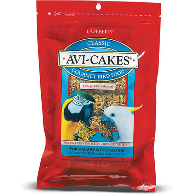 Lafeber Company Classic Avi-Cakes Macaw-Cockatoo Treat 1lb