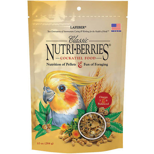 Lafeber Company Classic Nutri - Berries Cockatiel Food 10oz - Bird