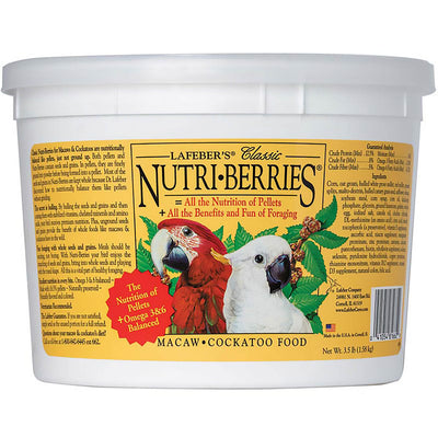 Lafeber Company Classic Nutri-Berries Macaw & Cockatoo Food 3.5lb