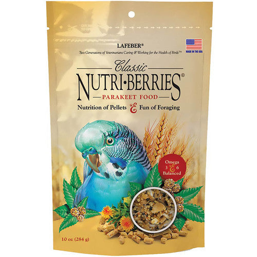 Lafeber Company Classic Nutri - Berries Parakeet Food 10oz - Bird
