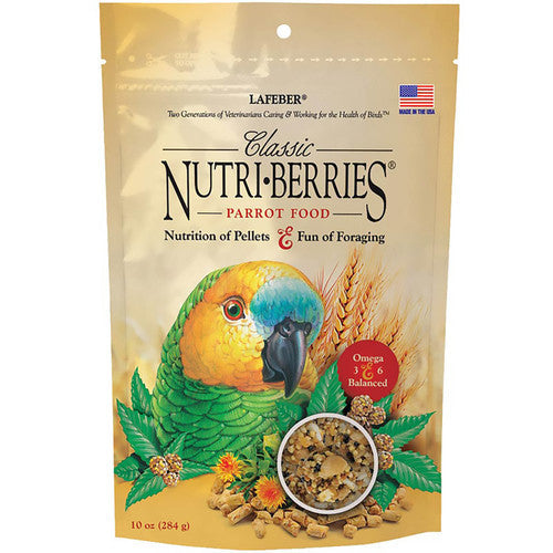 Lafeber Company Classic Nutri - Berries Parrot Food 10oz - Bird