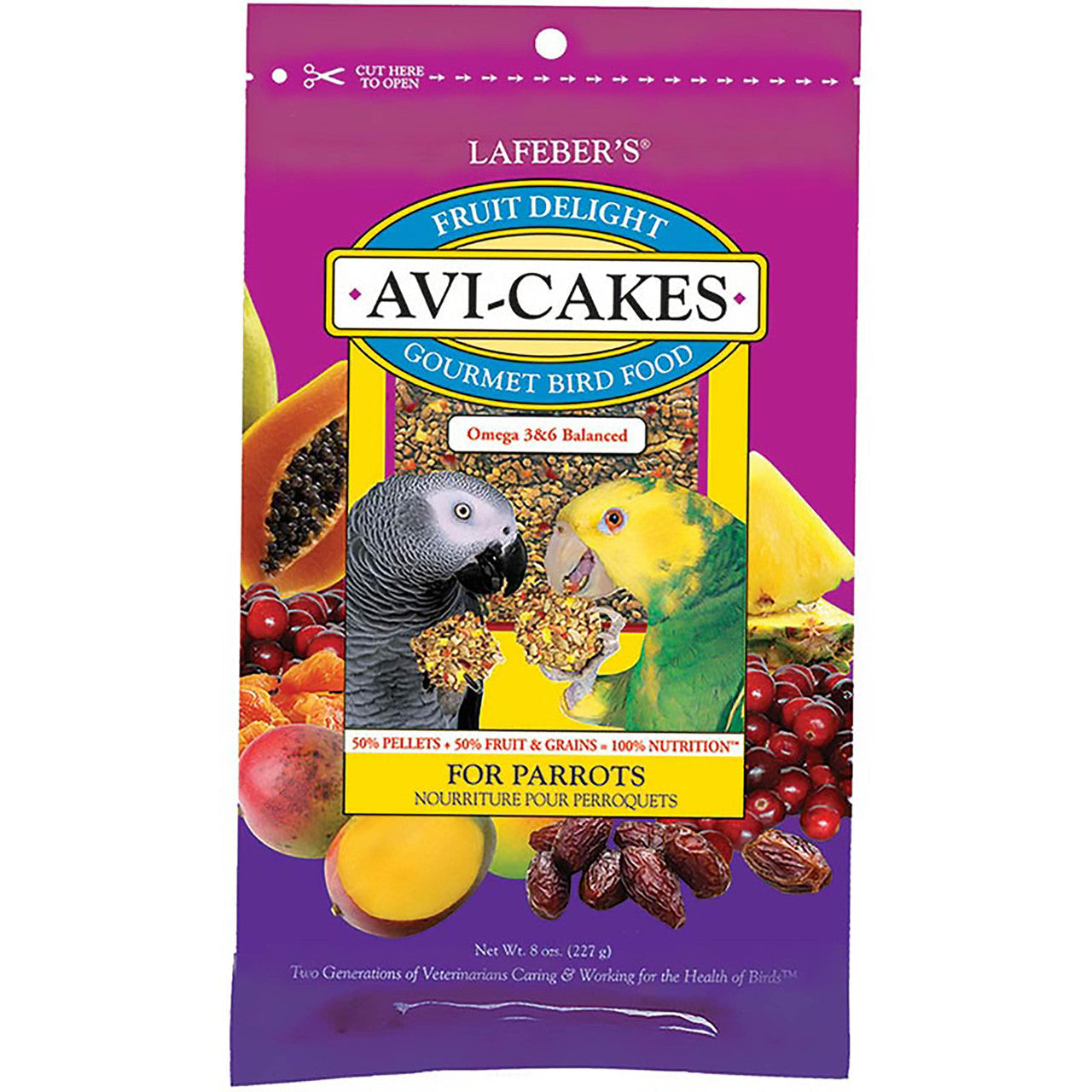 Lafeber Company Fruit Delight Avi-Cakes Parrot Treat 8oz
